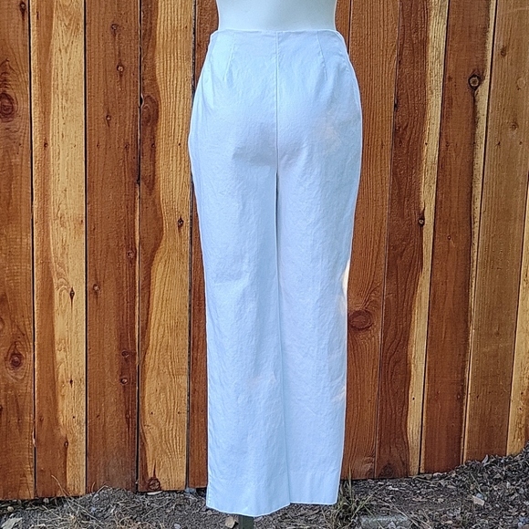 Steinmart White Cotton Stretch Crop Pants - Picture 3 of 9